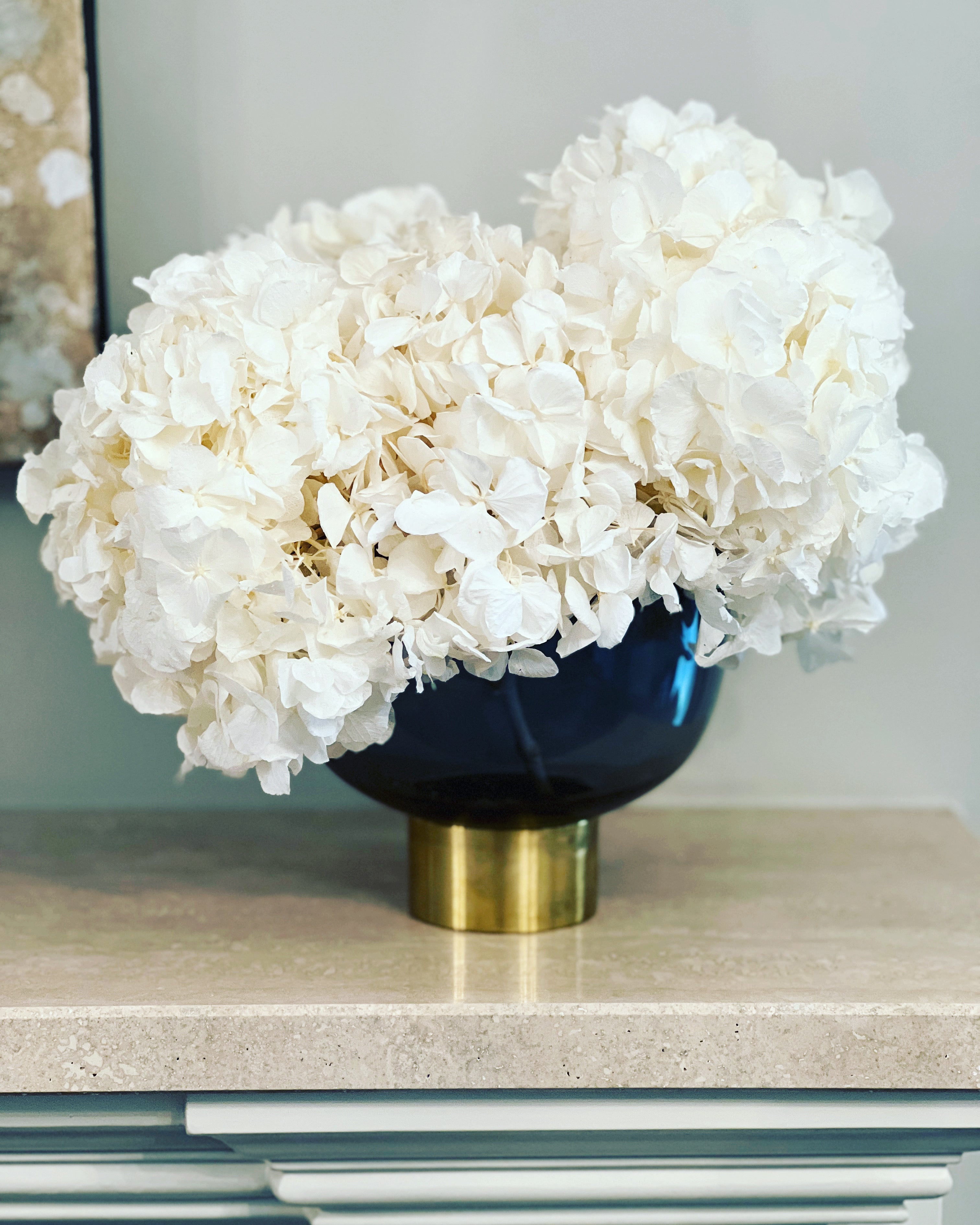 Indigo Blush | White